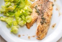 Golden Tilapia with Celery Crunch