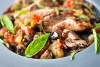 Hearty Slow Cooker Pork Tenderloin Cacciatore