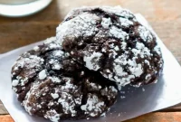 Velvet Chocolate Crinkle Cookies