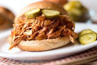 Guilt-Free Slow Cooker Chicken Sloppy Joes