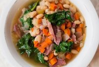 Hearty Slow Cooker Ham and Bean Soup
