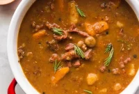 Rustic Rosemary Garlic Beef Stew