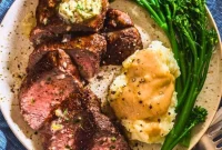 Signature Grilled Steak with Aromatic Butter