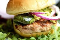 Smoky Poblano Sausage Burgers