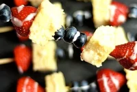 Berry Shortcake Skewers