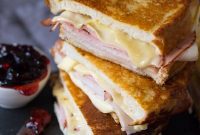 Golden Fried Sweet and Savory Sandwich