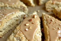 Homestyle Maple Pecan Oat Scones