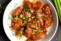 Easy Slow Cooker General Tso Chicken