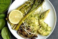Sheet Pan Pesto Chicken & Roasted Harvest Medley