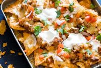 Smoky BBQ Chicken Nacho Bake