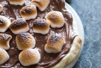 Decadent Smores Chocolate Pizza