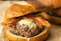 Parmesan Garlic Bacon Burger Bliss