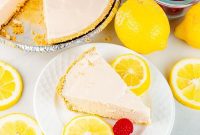Refreshing Frozen Pink Lemonade Pie