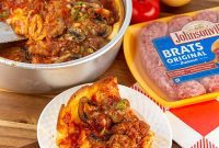 Windy City Brat Deep Dish Pizza