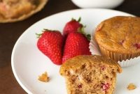 Yogurt Kissed Strawberry Muffins