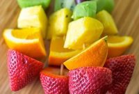 Colorful Fruit Skewers