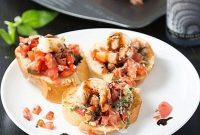 Lemon Herb Grilled Shrimp Bruschetta