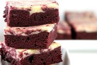 Decadent Red Velvet Cream Cheese Swirl Brownies