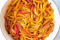 Sizzling Fajita Vegetables