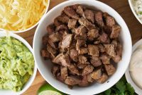 Air Fryer Fajita Burrito Steak