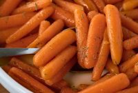Glistening Brown Sugar Baby Carrots