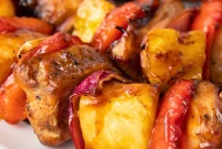 Char-Grilled BBQ Chicken Skewers