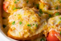 Hearty Chicken Stuffed Bell Peppers