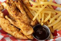 Crispy Air Fryer BBQ Chicken Strips