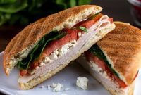 Grilled Mediterranean Turkey Panini