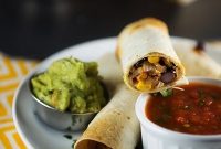 Crispy Baked Chicken Flautas