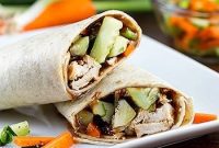 Thai Peanut Chicken Crunch Wraps