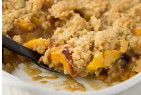 Golden Peach Crumble