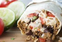 Hearty Beef and Bean Burritos