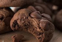 Velvet Double Chocolate Pudding Cookies