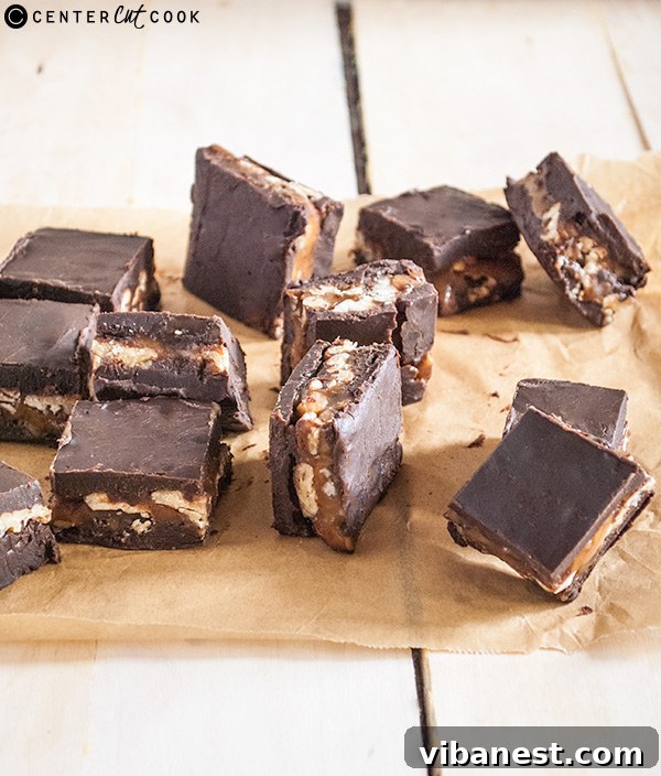 mocha-turtle-fudge-3.jpg A delectable square of Mocha Turtle Fudge, showcasing the gooey caramel and crunchy pecans within