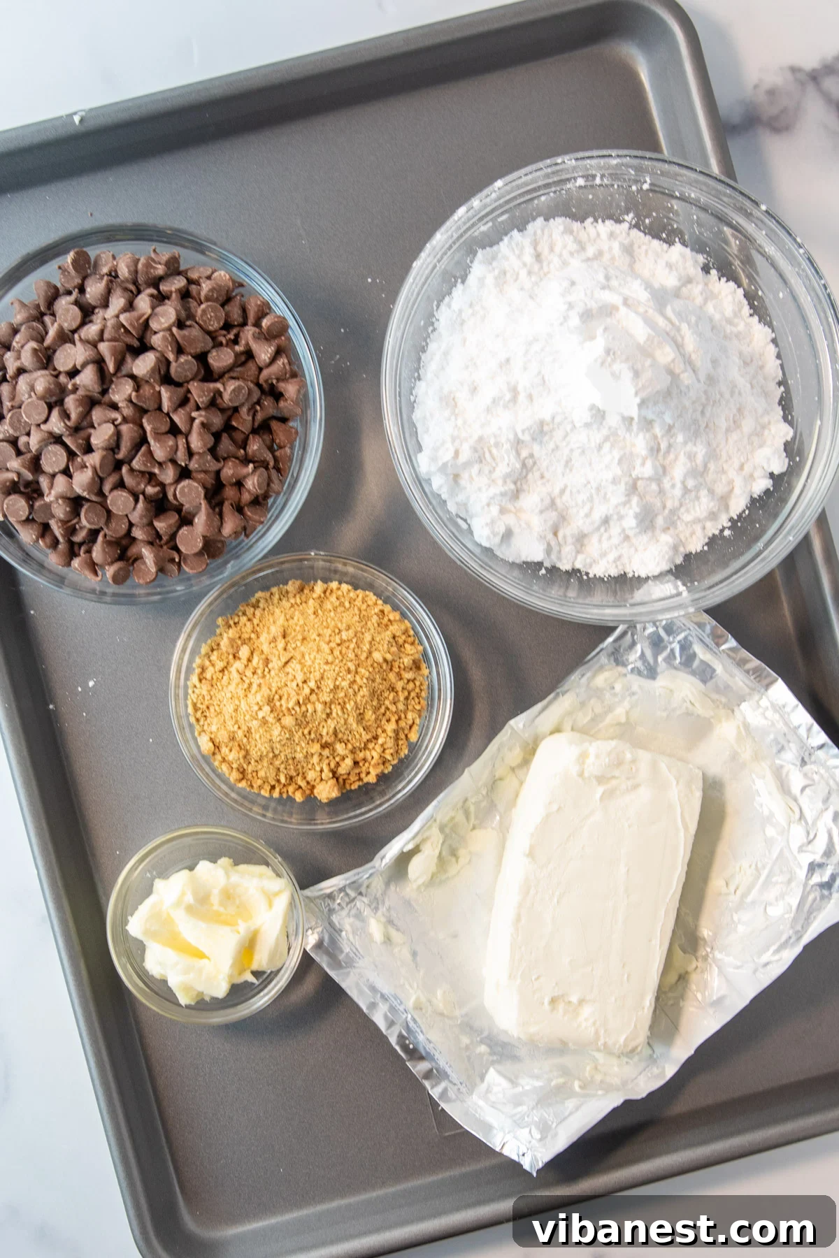 Chilled Cheesecake Delights 3 no bake cheesecake bites ingredients