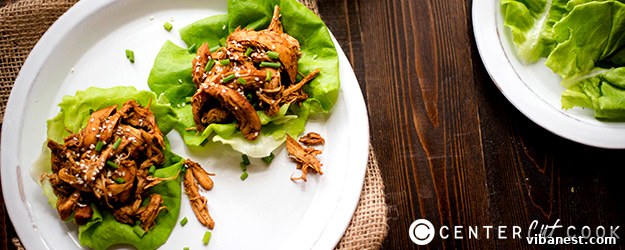 Slow Cooker Sesame Chicken Wraps, main image