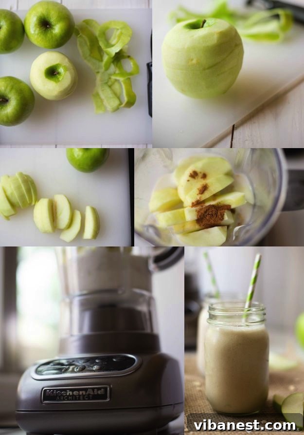 KitchenAid Blender for Perfect Smoothies KitchenAid blender with fresh apples and smoothie ingredients.