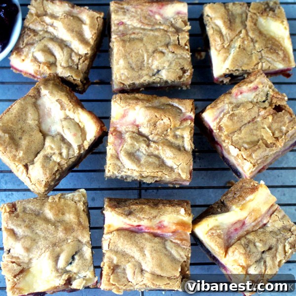 Ingredients for Cherry Cheesecake Blondies - Brown Butter Focus