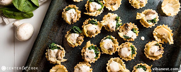Crispy vegan pie bites with a creamy filling, perfect for a plant-based snack