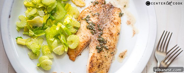 brown butter tilapia celery salad 1