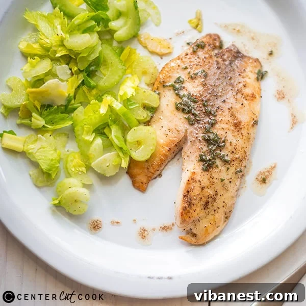brown butter tilapia celery salad 4