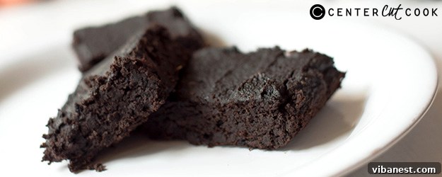 Fudgy pumpkin brownies on a cooling rack