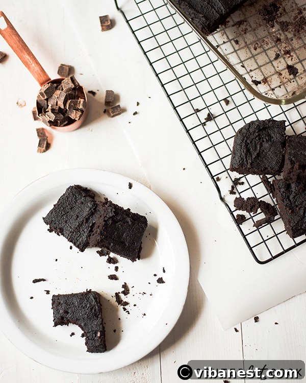 Close-up of freshly baked pumpkin brownies