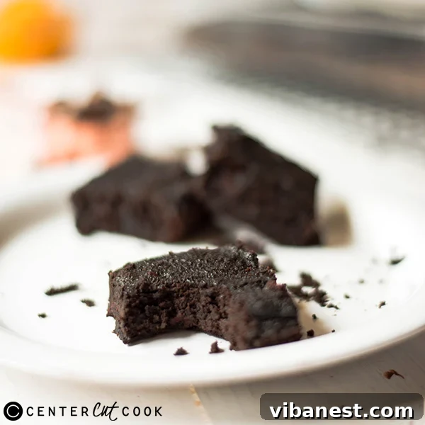 Sliced pumpkin brownies ready to serve