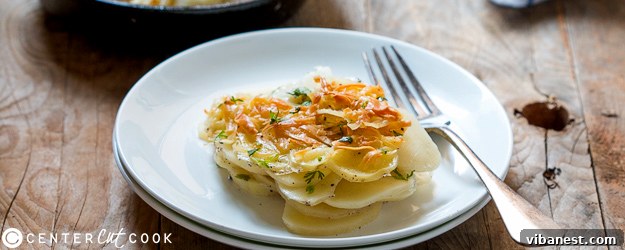 baked garlic scalloped potatoes 1