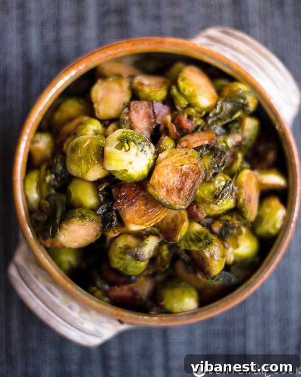 Sautéing Maple Bacon Brussels Sprouts Close-up of Maple Bacon Brussels Sprouts being sautéed in a hot pan