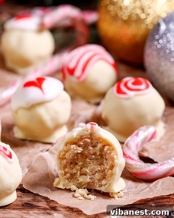 candy-cane-truffles-2.jpg Close-up of creamy candy cane truffles, ready to be decorated