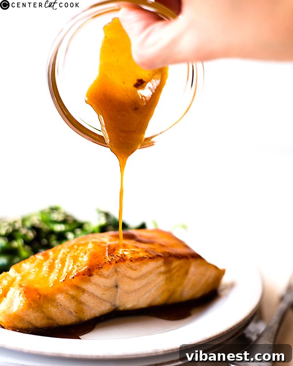 Perfectly Cooked Honey Glazed Salmon Fillets