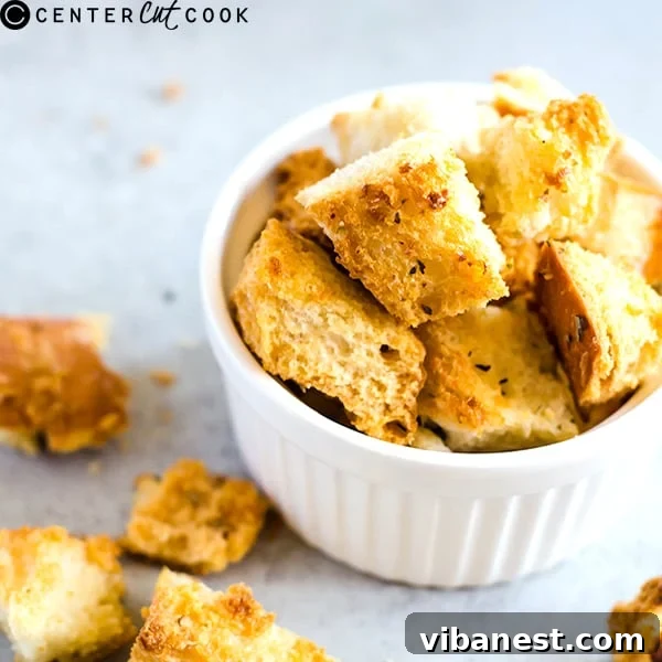 how to make croutons 4